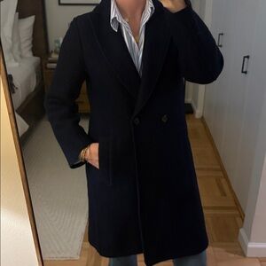 JCrew Stylish Navy Blue Coat